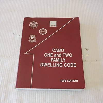 Cabo One and Two Family Dwelling Code, 1995 book