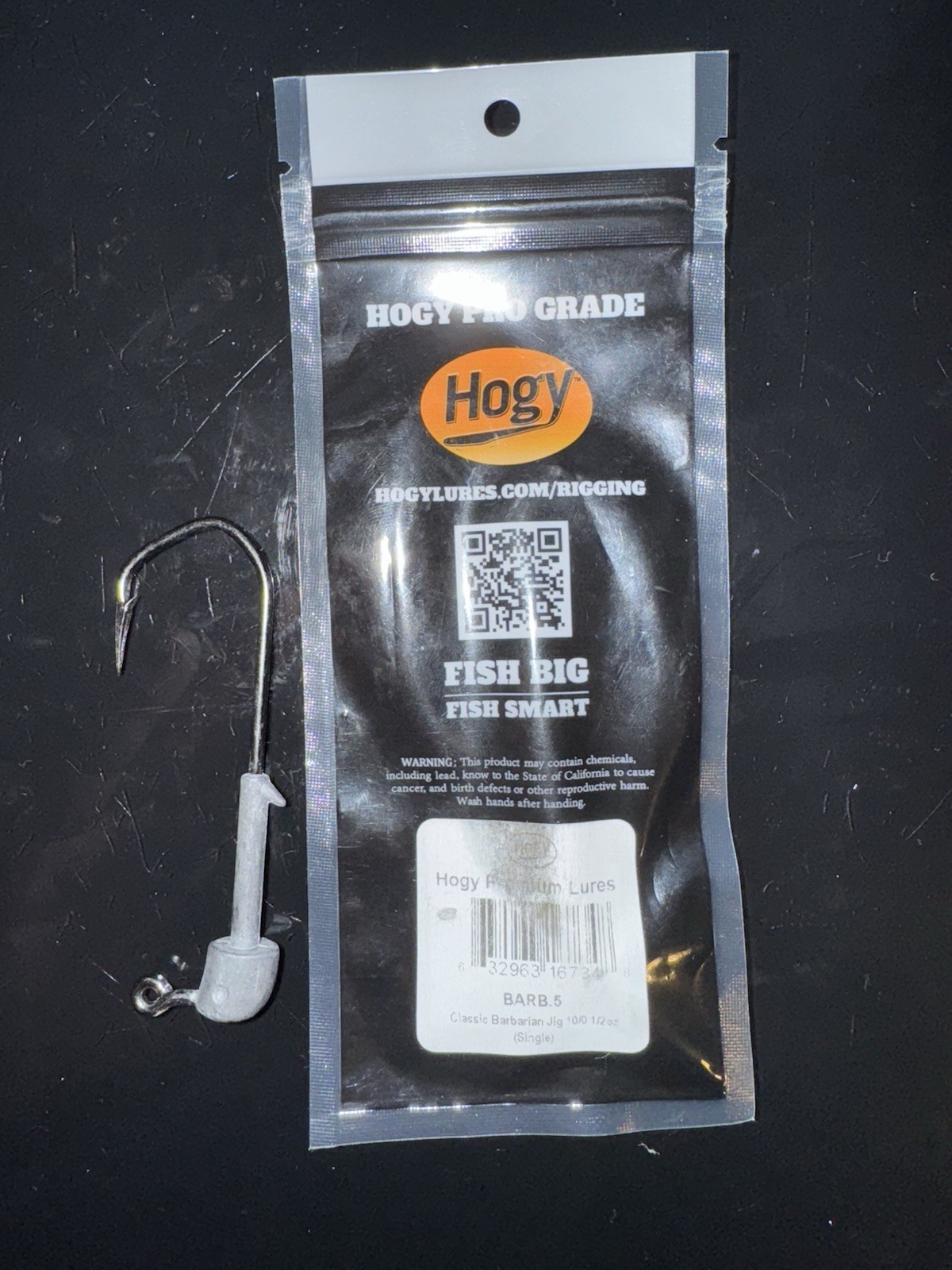 Hogy Classic Barbarian Jighead Swimbait 10/0 Hook 1/2 oz - 2 Pack - Image 3