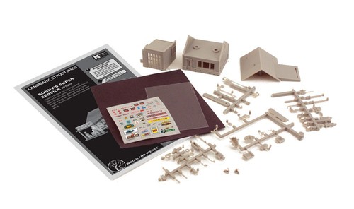 Woodland Scenics N 5203 Sonny's Super Service Building Kit Landmark Structures - Bild 2 von 7