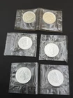 (6) 2010 Canada 1 oz .9999 Silver Maple Leaf BU $5 RCM Sealed No Milk Spots