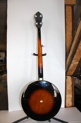 1980's Tokai T600R 5 String Banjo Made In Japan With Hard Shell