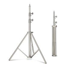 Light Stand Photography Stainless Steel - 6.7ft/2m Light Tripod Stand with 1/...