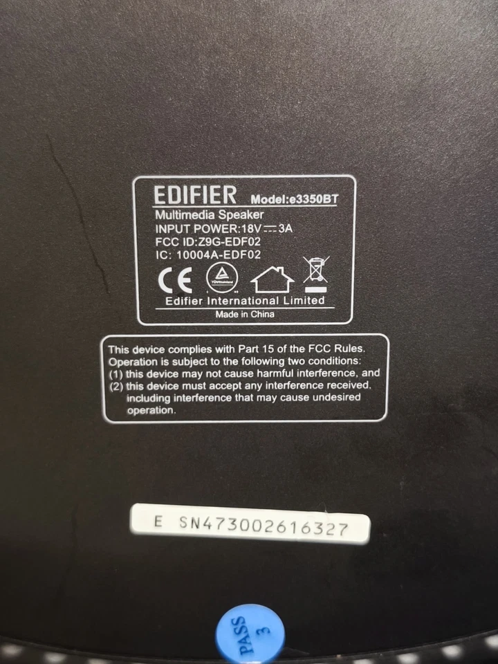 Edifier E3350BT 2.1 Bluetooth Gaming Speakers & Subwoofer - Image 2 of 4