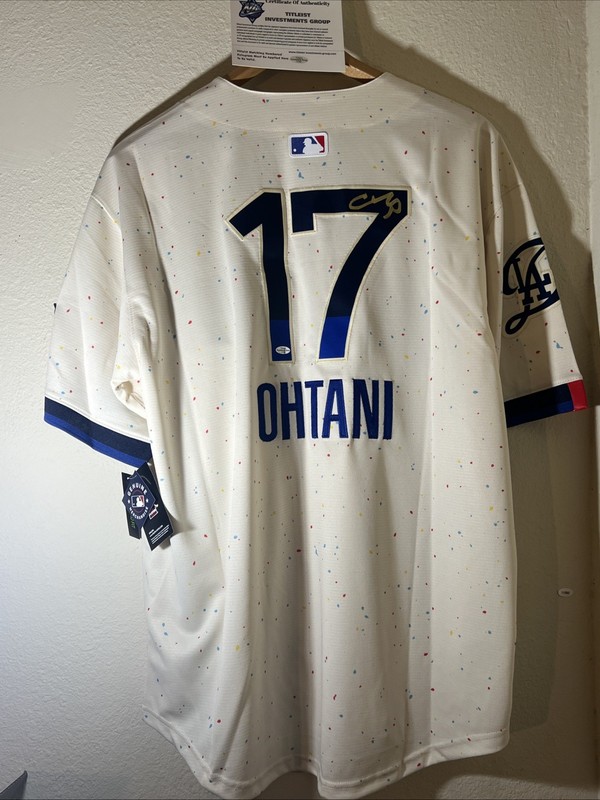 Shohei Ohtani Autographed 2025 Genuine MLB World Series Jersey &Authenticity Coa