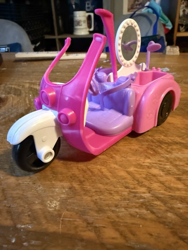 Polly Pocket 2014 Mattel Motorcycle Trike Kids Toy Vehicle