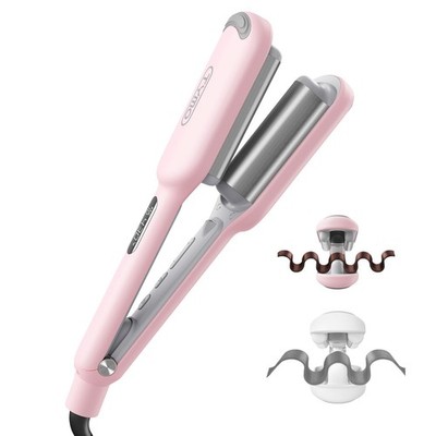 TYMO ROVY Hair Waver Crimper - Lockenwickler, Deep Curling 25 mm, Pink 