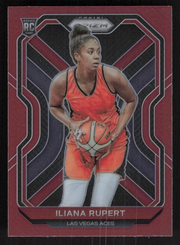 2021 Panini Prizm WNBA #100 Iliana Rupert Prizms Red #/299 RC
