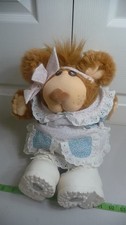 VTG Furskins Coleco Girl Persimmon Bear Plush 1980 s Xavier Roberts 15"