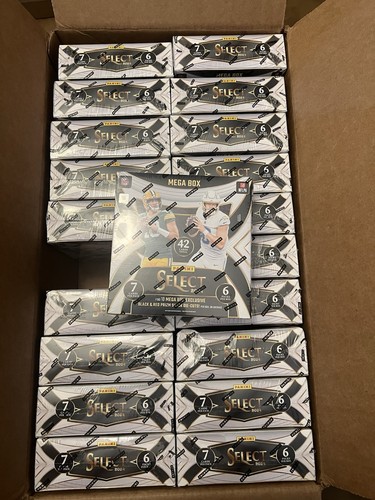 2024 Panini Select Football Mega 20er Box Case (Black & Red Die-Cuts)