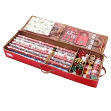 Sattiyrch Gift Wrapping Paper Storage containers 600D Oxford Fabric Christmas