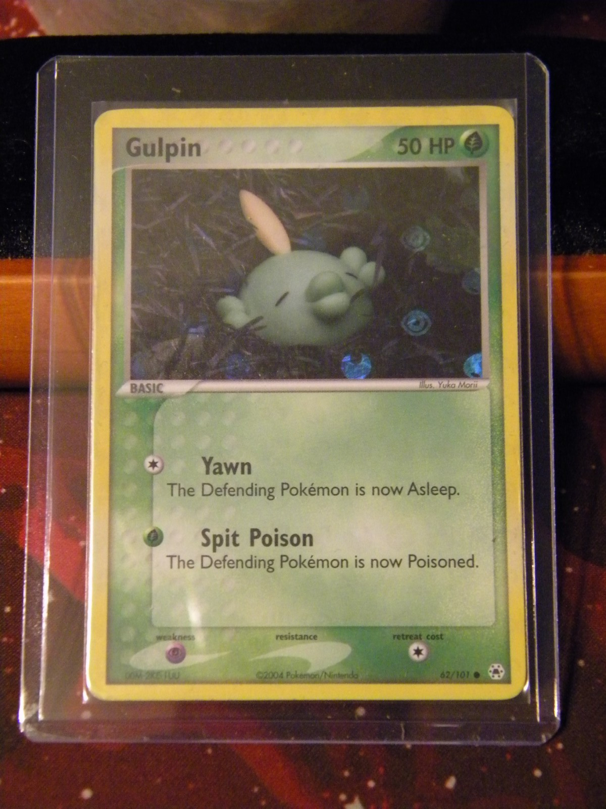 Gulpin 62/101 Reverse Holo EX Hidden Legends Pokemon Card NM