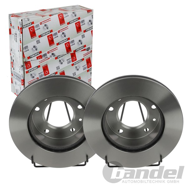 2X Ferodo 276Mm Bremsscheiben BelÜFtet Vorne Passend FüR Mercedes Pullmann Sprin-image