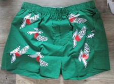 BOXER vintage 7UP 7-UP Soda Pop uomo unisex XL verde / NUOVISSIMO
