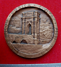 Ancon Dorica Civitas Fidei- Medaglia  bronzo mm. 60 Imp Traianus Fidei