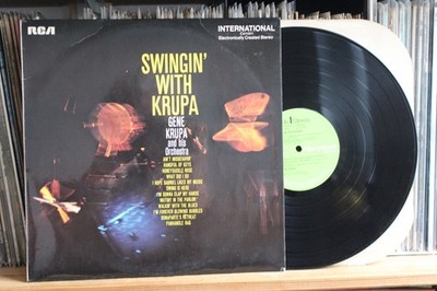 Gene Krupa And His Orchestra   Swingin' With Krupa - RCA UK   Vinyl LP