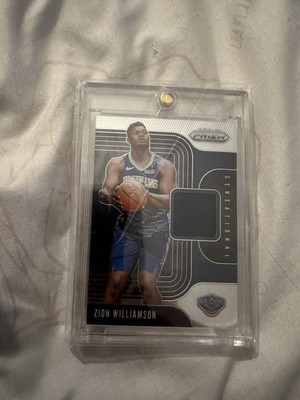 2019-20 Panini Prizm Zion Williamson Sensational Swatches #SS-ZWL MINT Jersey