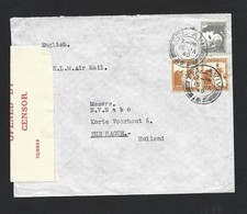 PALESTINE TEL AVIV 1940 TO HOLLAND CENSOR COVER