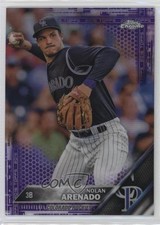 2016 Topps Chrome Purple Refractor 130/275 Nolan Arenado #9 7xr