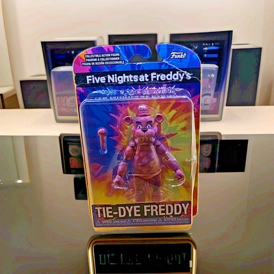 FUNKO FIVE NIGHTS AT FREDDY'S FNAF TIE-DYE FREDDY 5'' COLLECTIBLE ACTION FIGURE