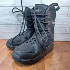 SIMS Snowboard Boots Mens Size 7 Black Lace Up All Mountain Freestyle Linerless