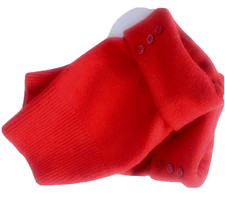 FINGERLESS GLOVES RED 100 MERINO WOOL S M L SMALL MEDIUM LARGE WOMEN'S LADIES
