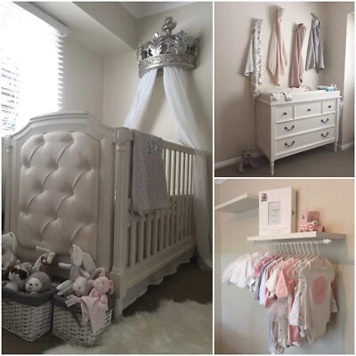 Pottery Barn Blythe Cot Toddler Guardrail Adaptor Cots Bedding