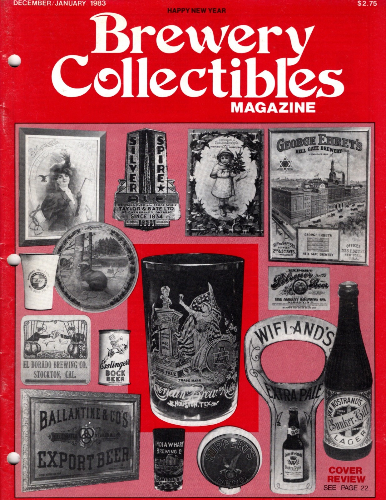 BREWERY COLLECTIBLES MAGAZINE BEER DEC JAN 83 BCCA ABA NAB PLAYING ...
