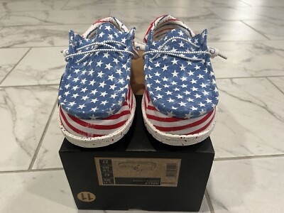 Hey Dude Wally Stars N Stripes USA Shoes Men display picture 3