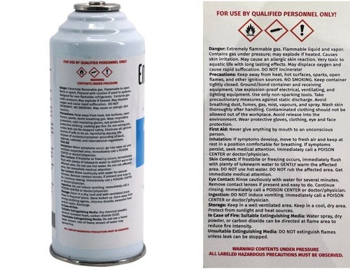R 134a Refrigerant Replacement Cans- Coldest Refrigerant for Auto - 3 Pack - Picture 3 of 6
