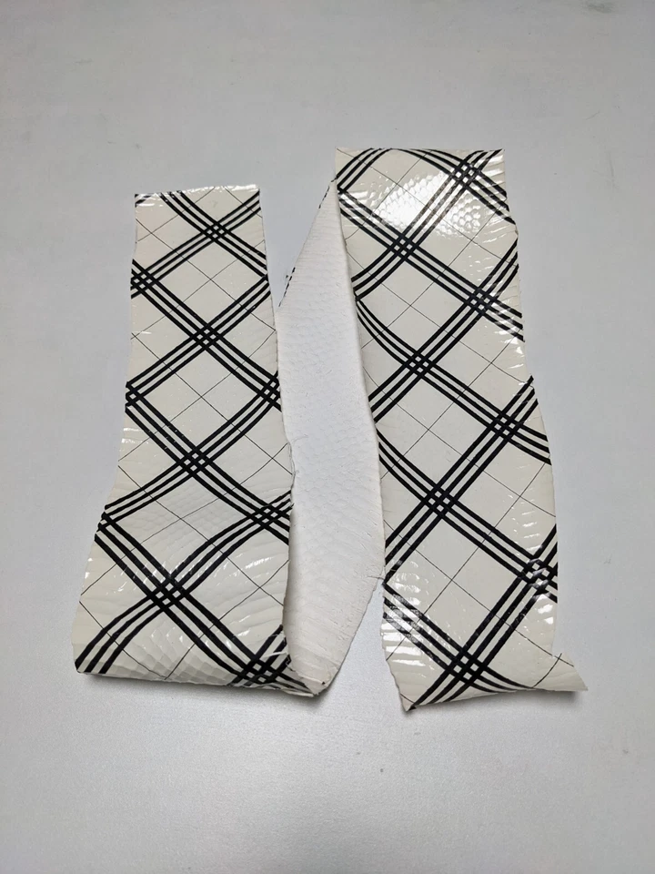 Asia Snake Skin Hide Leather Snakeskin Craft Supply White - Image 3 of 3