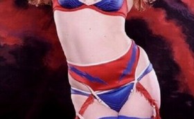 Agent Provocateur Skyranger suspender belt L fringed thigh chaps Cowgirl NEW