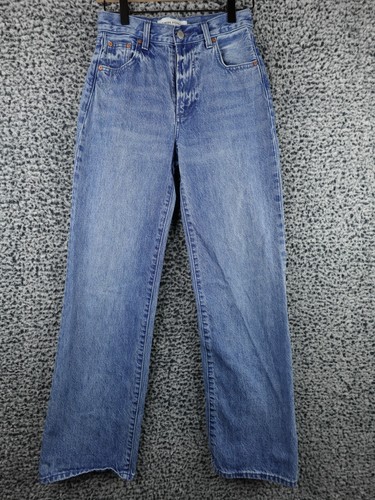 Denim Forum The Farrah Hi-Rise Wide Jean Sz 23
