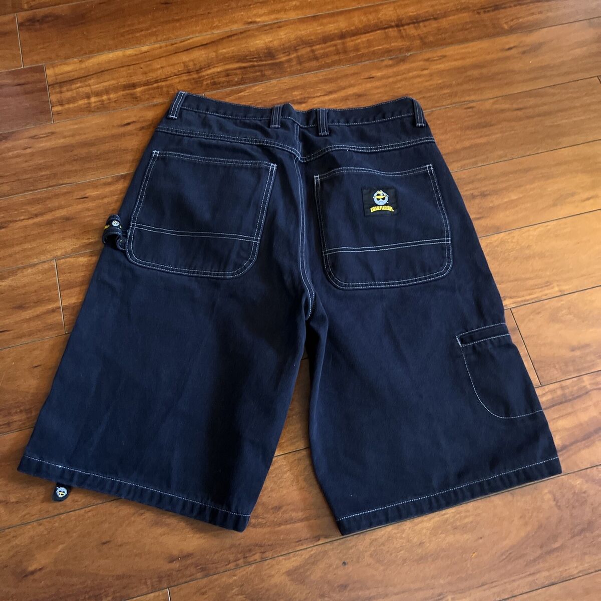 Vintage Lowrider Shorts Men's 36 Baggy Y2K Blue Denim Jean Cholo Gangster Skater Vintage Lowrider Shorts Men's 36 Baggy Y2K Blue Denim Jean Cholo Gangster Skater