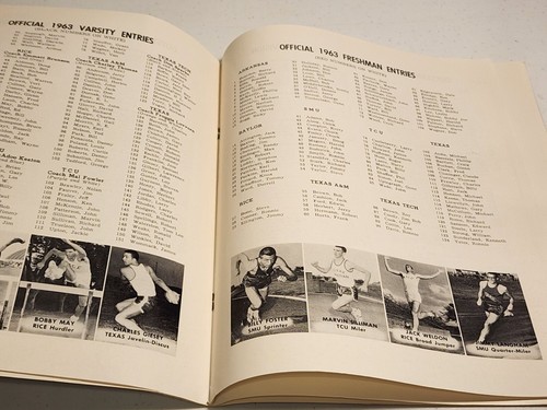 1963 48th Southwest Conference Track And Field Meet University of Arkansas - Picture 6 of 7