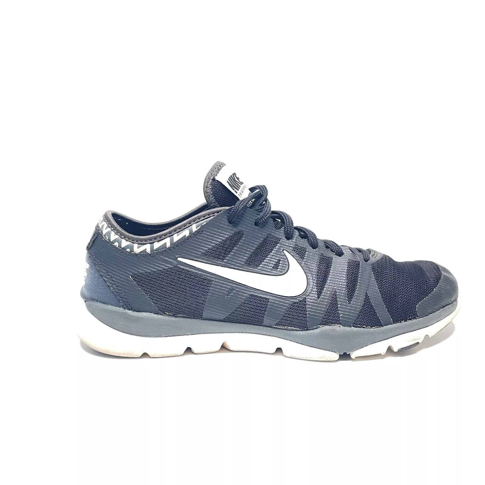 Chaussures de course/entraînement Nike Flex Supreme noir blanc 683138 001 femme pointure 9