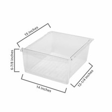 New Genuine OEM Whirlpool Refrigerator Crisper Drawer WP67002633