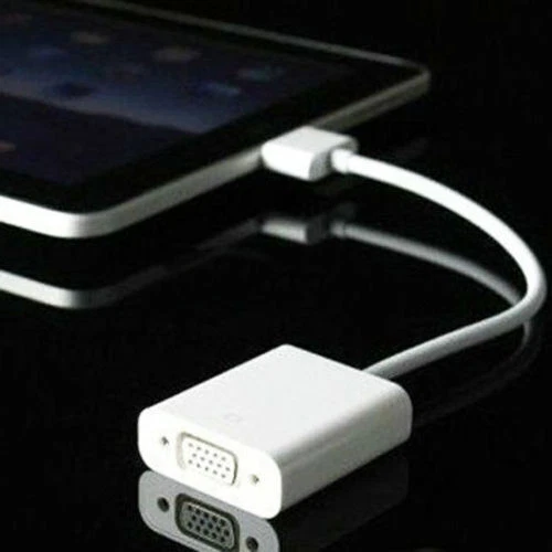 Adaptador de conector de base de 30 pines a cable VGA para Apple iPad 2 3 iPhone 4 4S Foto 4 de 4