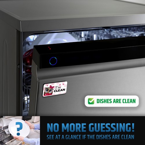 Premium Quality & Thick Dishwasher Magnet Clean Dirty Sign That Will Never Fall - Picture 103 of 130