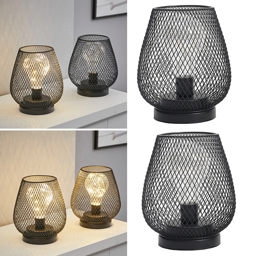 Wire table 2025 lamp shade