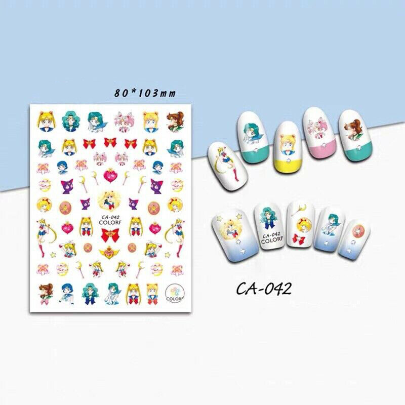 Nail Art 3D Decal Stickers Cartoon Sailor Moon CA042