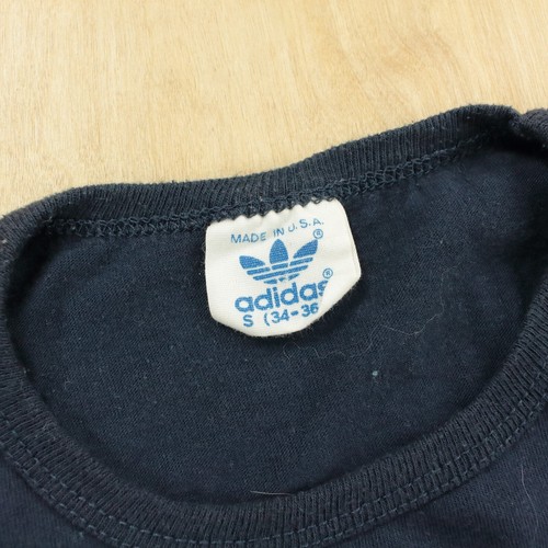 vtg 80s ADIDAS usa made Spirit of the Games t-shirt SMALL colorblock 1984 - Picture 5 of 6