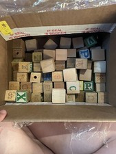 Children s wooden Blocks more than 150 /letters/numbers/pictures/blanks