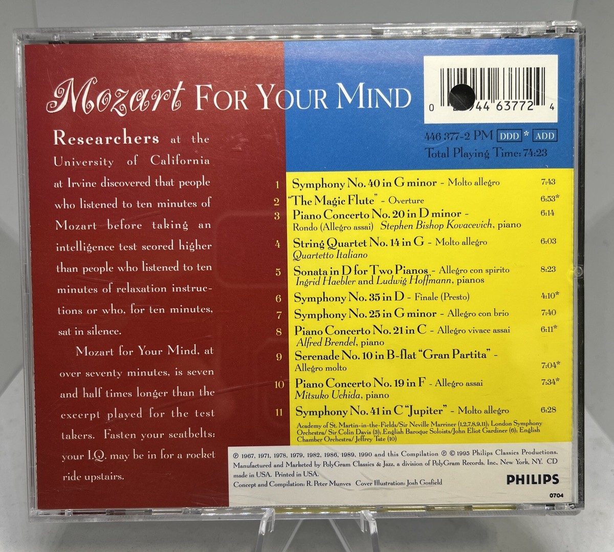 Various – Mozart For Your Mind: Boost Your Brain Power With