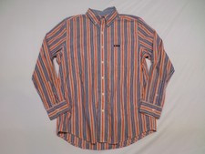 CHAPS Easy Care Striped Button Down Dress Shirt Men's Size M