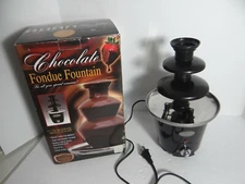 Chocolate Fondue Fountain Nostalgia Electrics 2 Tiers 