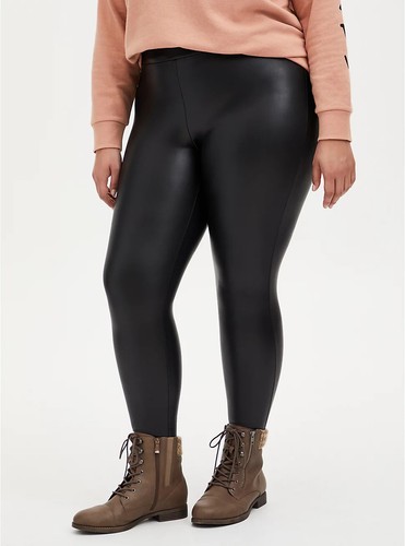 Torrid Plus Size 2X Black Faux Leather 