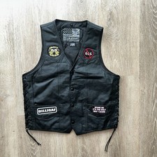 Usa Biker Dream Apparel Biker Best With Patches - Harley - Womans Size S