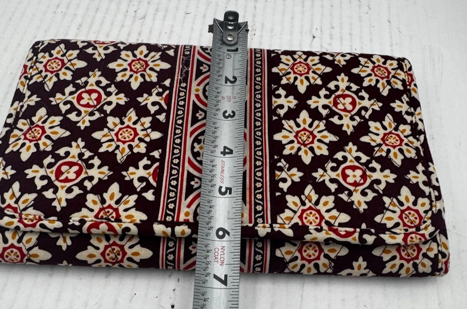 Vera Bradley женщин Дамская сумка многоцветный хлопок выстеганный медальон CD DVD медиа чехол - Изображение 3 из 4