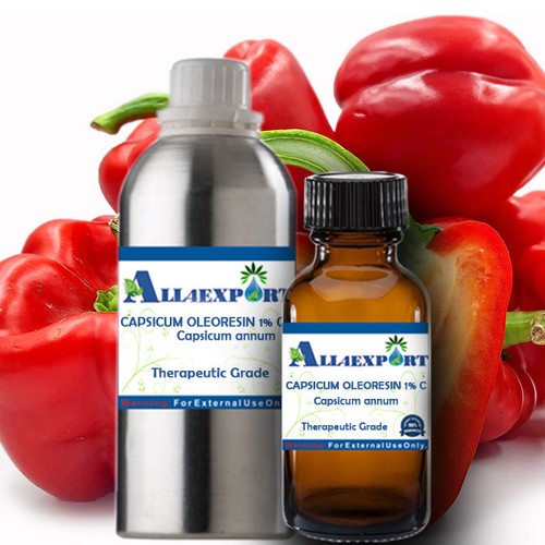 PURE CAPSICUM OLEORESIN 1 CAPSAICIN Capsicum annum NATURAL AYURVEDA