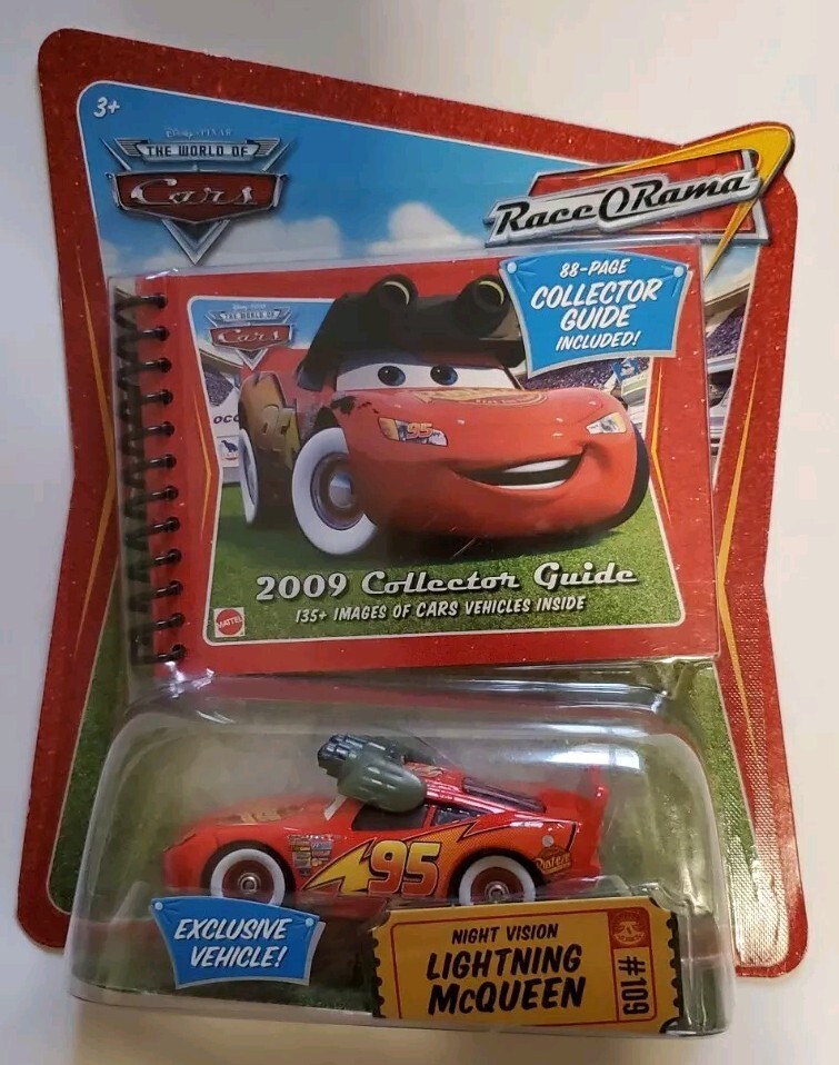 Disney Cars NIGHT VISION LIGHTNING MCQUEEN 2009 Collector Book. | eBay
